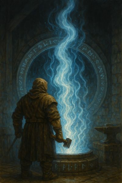 Datei:Der Schmied und das magische Schmiedefeuer.jpg